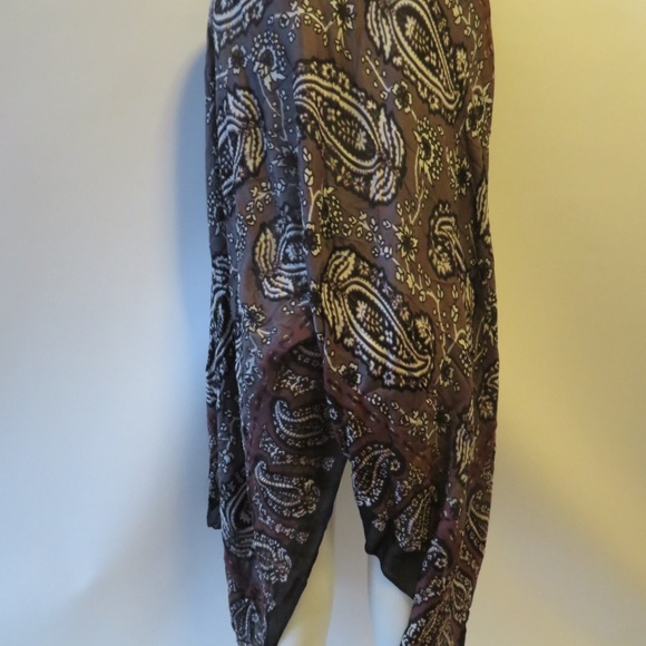 THEODORA CALLUM SCARF PAISLEY FLORAL SCARF * - Picture 6 of 7